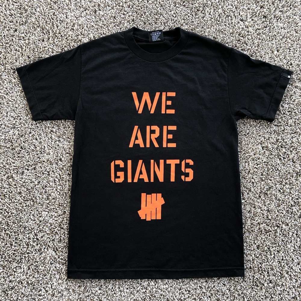 Undefeated x San Francisco Giants UNDFTD We Are Giants Orange Stencil Tee Shirt